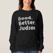 Good better Judson スウェットシャツ (正面)