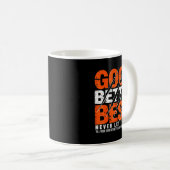 Good Better Never Let It Rest Motivation Bear Claw コーヒーマグカップ (正面右)