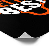 Good Better Never Let It Rest Motivation Bear Claw ポスター (角)