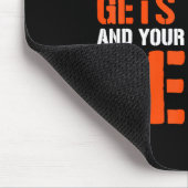 Good Better Never Let It Rest Motivation Saying マウスパッド (コーナー)