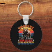 Good Better Never Let It Rest Motivation Saying Be キーホルダー (正面)