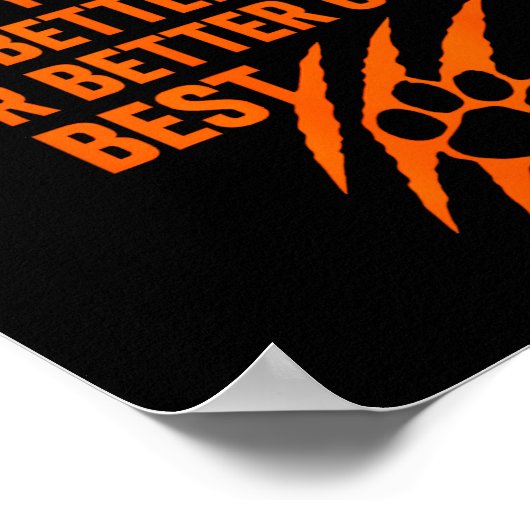 Good Better Never Let It Rest Motivational Mindset ポスター (角)