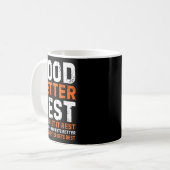 Good Better Never Let It Rest Motivational Quote コーヒーマグカップ (正面左)