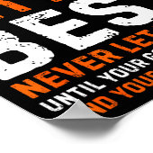 Good Better Never Let It Rest Motivational Quote ポスター (角)