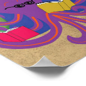 Good Book Pun Posterに飛び込む ポスター (角)