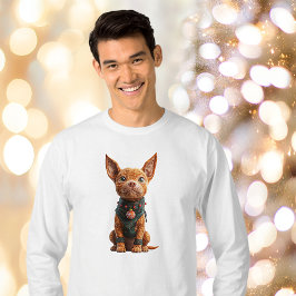 Good Boy Christmas Dog Men's Tee Tシャツ