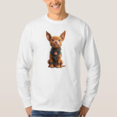 Good Boy Christmas Dog Men's Tee Tシャツ (正面)