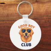 Good Boy Club | Keychain Dog Design キーホルダー (裏面)