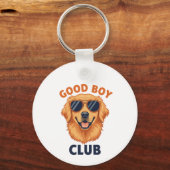 Good Boy Club | Keychain Dog Design キーホルダー (正面)