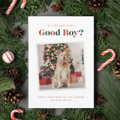 Good Boy Dogクリスマスフォトカード シーズンカード