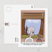 Good Boy Father's Dayはがき ポストカード (正面/裏面)