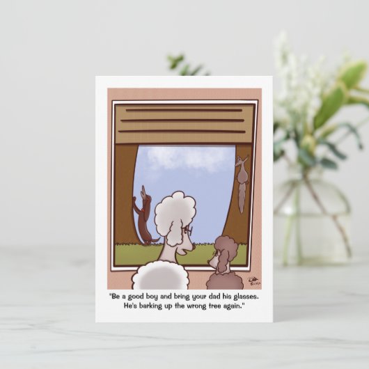 Good Boy Father's Dayフラットカード (スタンド正面)