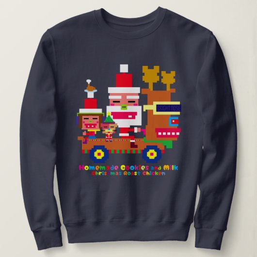 Good boys Christmas スウェットシャツ (デザイン正面)