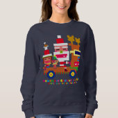 Good boys Christmas スウェットシャツ (正面)