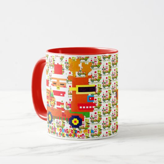 Good boys Christmas マグカップ (正面左)