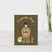 Good Breakfast for Canada Day Card カード (正面)