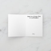 Good Breakfast for Canada Day Card カード (内部)