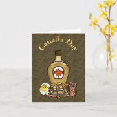 Good Breakfast for Canada Day Card カード (黄色い花)