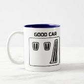 Good Car Bad Car ツートーンマグカップ (左)