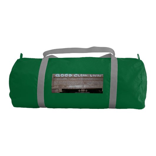 Good Clean Livin' 'Tailgate Talk' ジムバッグ (正面)