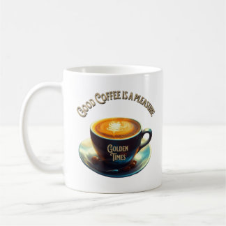 Good Coffee Good Friends are a Treasure コーヒーマグカップ