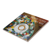 Good coffee lives here, coffee photo タイル (側面)