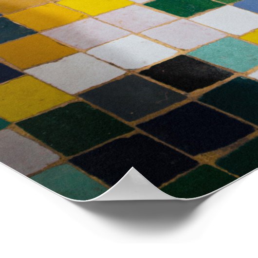 Good coffee lives here, coffee photo ポスター (角)