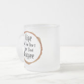 Good Coffee Only Frosted Glass Mug フロストグラスマグカップ (正面左)