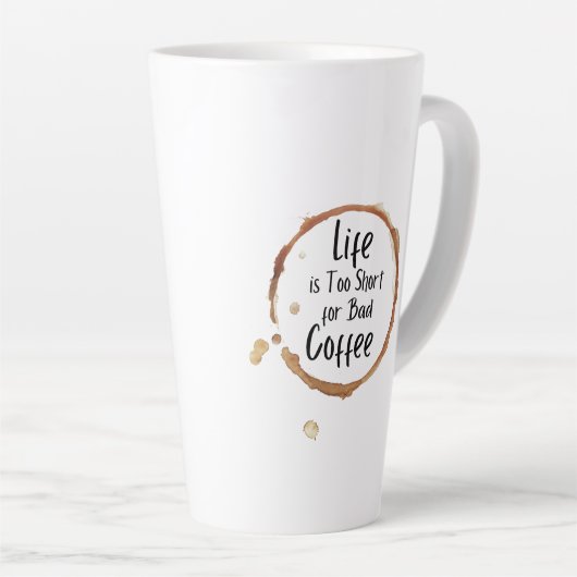 Good Coffee Only Latte Mug カフェラテマグ (右アングル)