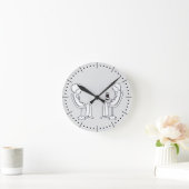 Good Conversation ラウンド壁時計 (ホーム)