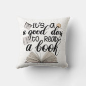 Good Day to 読 a Book装飾用クッション クッション (裏面)