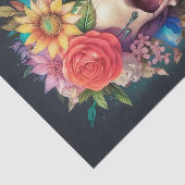 Good Day to be Dead、笑顔のスカル&フローラクラウン 薄葉紙 (詳細)