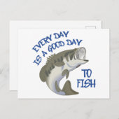 Good Day to Fish ポストカード (正面/裏面)