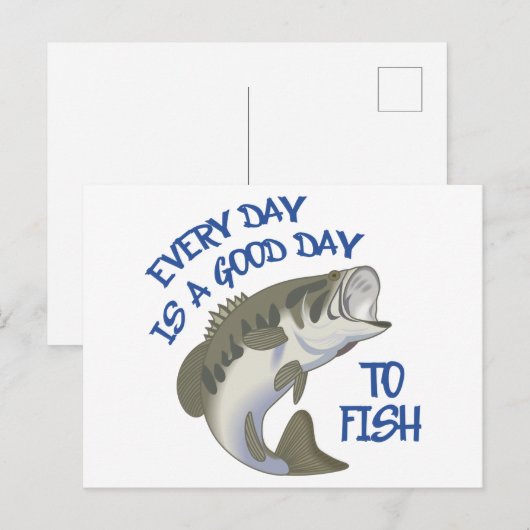 Good Day to Fish ポストカード (正面/裏面)