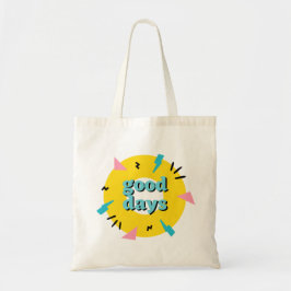 "Good Days" イエロー トートバッグ おしゃれ