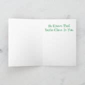 Good Dog Merry Christmas Card カード (内部)