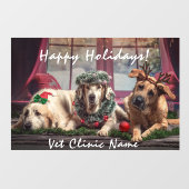 Good Dogs獣医クリスマス ウィンドウサイン (シート)