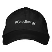 Good Energy Hat 刺繍入りキャップ (正面)