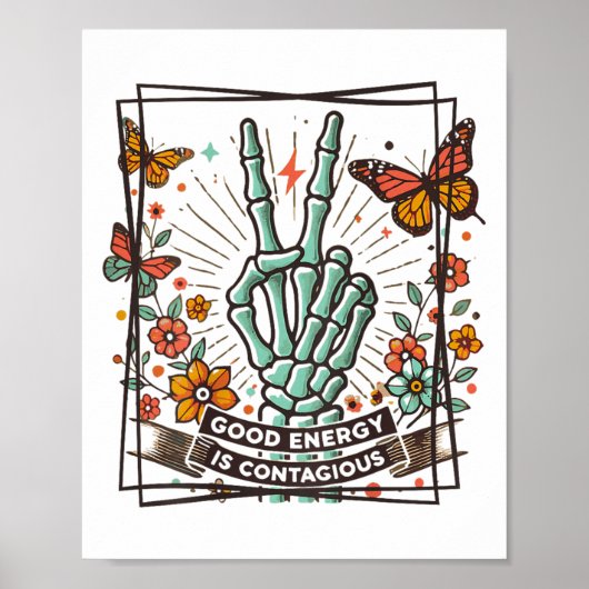 Good Energy Is Contagious, Motivational Stive  ポスター (正面)