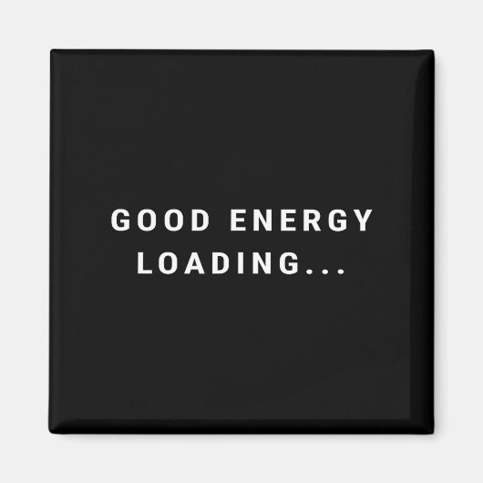 Good Energy Loading... Minimalist  マグネット (正面)