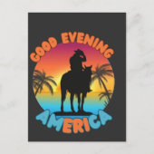 good evening america ポストカード (正面)
