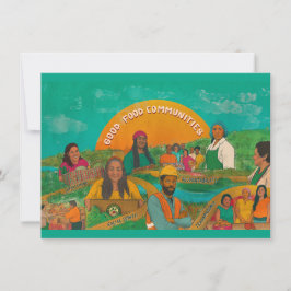 Good Food Communitiesノートカード サンキューカード