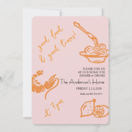 Good Food & Good Times Thanksgiving 招待状