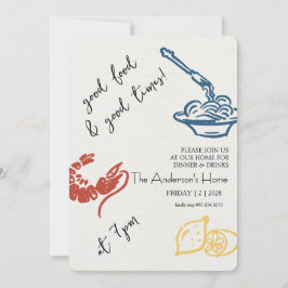 Good Food & Good Times Thanksgiving 招待状