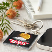 Good For Humans Yeah, Powerful People Make Lands P キーホルダー (正面右)