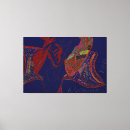 Good Fortune and Happiness Stretched Canvas Print キャンバスプリント