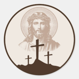 Good Friday Catholic Adoration – Lent Devotional  ラウンドシール