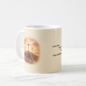 Good Friday Three Crosses Sunset コーヒーマグカップ (正面左)