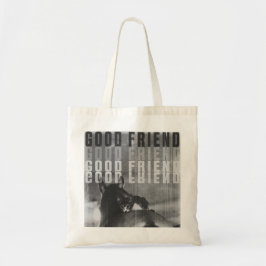 good friend-BW トートバッグ