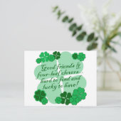 Good FriendsとShamrocks ポストカード (スタンド正面)